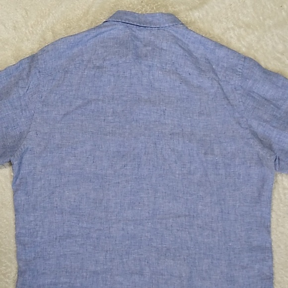 Untuckit Men's Linen Button Shirt Short Sleeve Size XL Tall - Picture 5 of 10